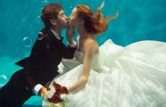 水下婚纱照 经典照片欣赏