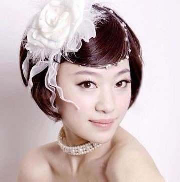 新娘刘海发型