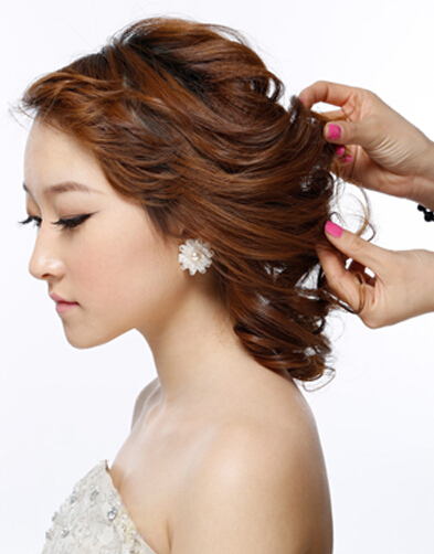 韩式新娘发型步骤